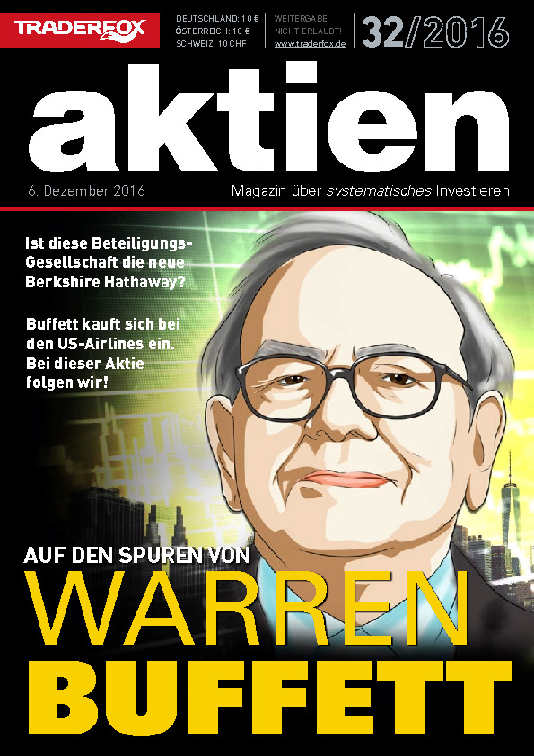 Cover des Aktien-Magazins 32 / 2016 vom 05. Dezember 2016