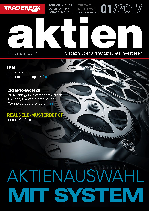Cover des Aktien-Magazins Nr. 01 / 2017 vom 13. Januar 2017