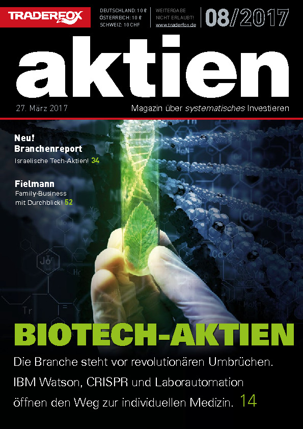 Cover des Aktien-Magazins 08 / 2017 vom 27. März 2017