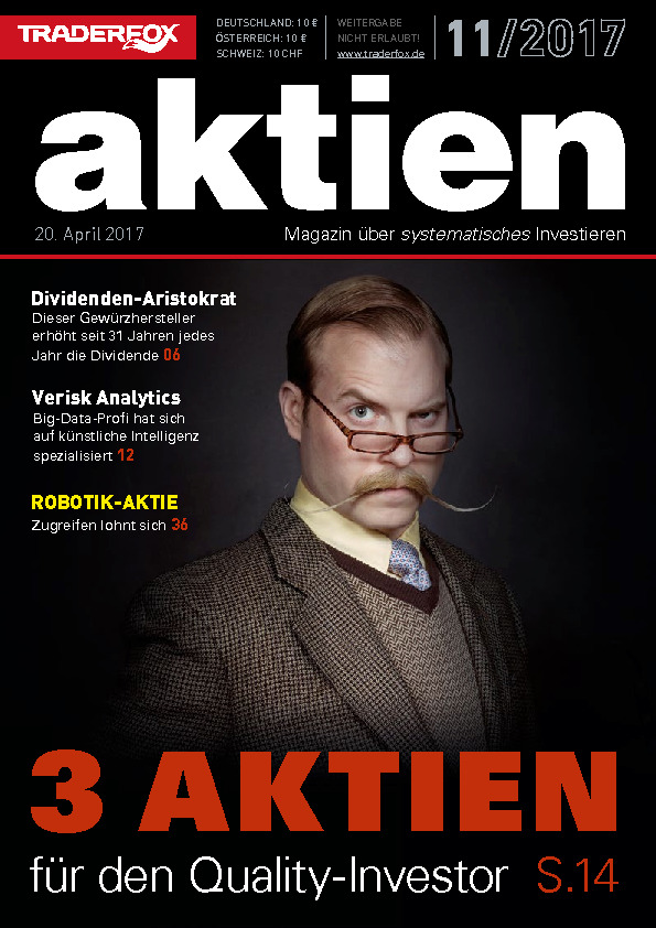 Cover des Aktien-Magazins 11 / 2017 vom 20. April 2017
