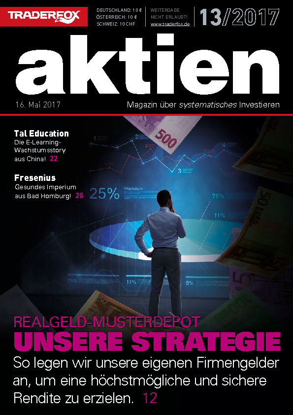 Cover des Aktien-Magazins 13 / 2017 vom 16. Mai 2017
