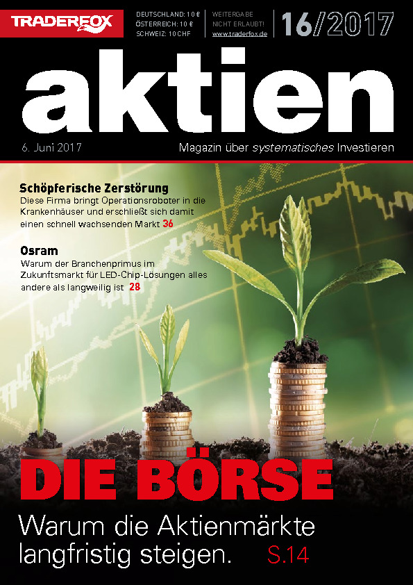 Cover des Aktien-Magazins 16/2017 vom 06. Juni 2017