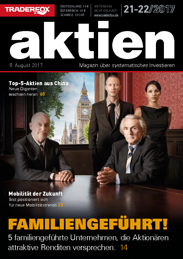 Cover des Aktien-Magazins Nr. 21-22 / 2017 vom 08. August 2017