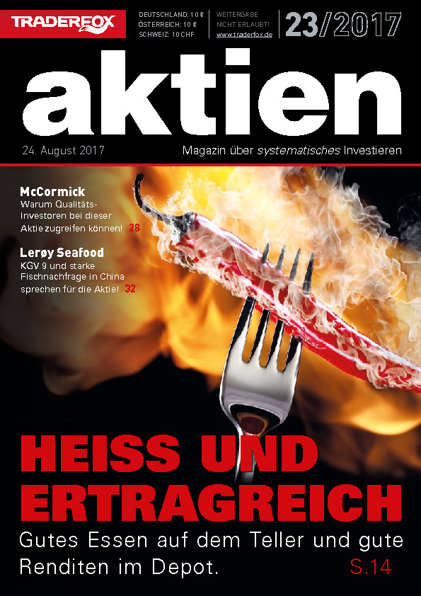 Cover des Aktien-Magazins 23 / 2017 vom 23. August 2017