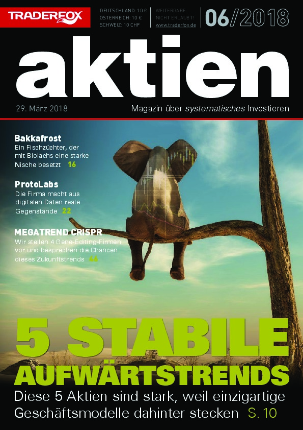 Cover des Aktien-Magazins 06 / 2018 vom 28. März 2018