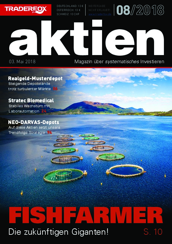 Cover des Aktien-Magazins 08 / 2018 vom 02. Mai 2018