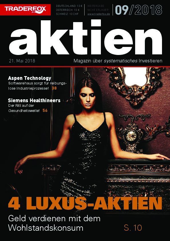 Cover des Aktien-Magazins 09 / 2018 vom 20. Mai 2018