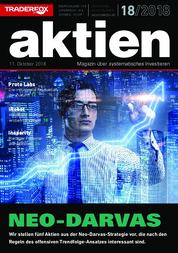 Cover des Aktien-Magazins Nr. 18 / 2018 vom 11. Oktober 2018