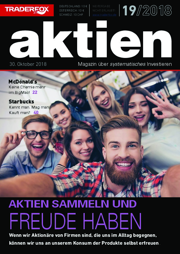 Cover des Aktien-Magazins Nr 19 / 2018 vom 05. November 2018