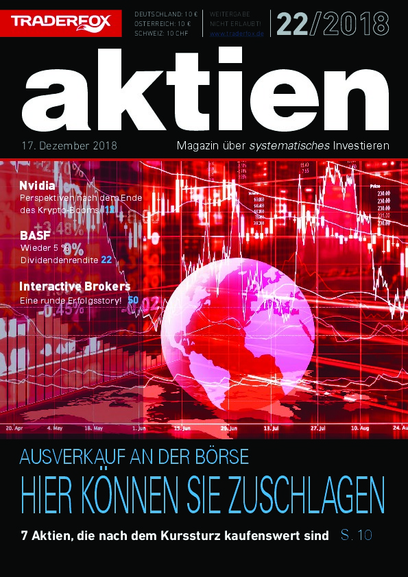 Cover des Aktien-Magazins Nr. 22 / 2018 vom 17. Dezember 2018