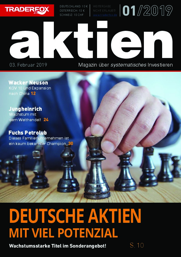 Cover des Aktien-Magazins Nr. 01 / 2019 vom 02. Februar 2019
