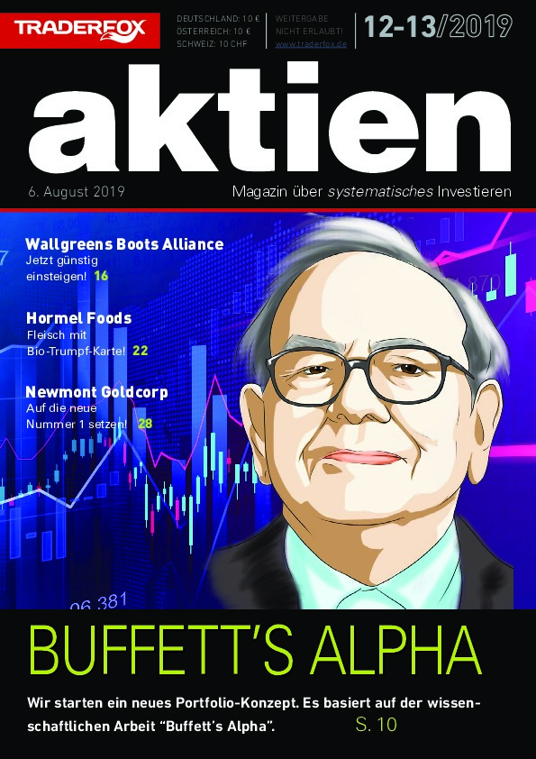 Cover des Aktien-Magazins 12+13 / 2019 vom 05. August 2019