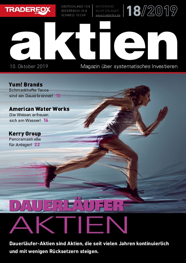Cover des Aktien-Magazins Nr. 18 / 2019 vom 10. Oktober 2019