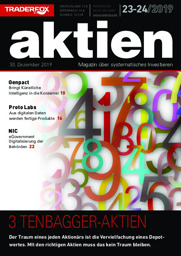 Cover des Aktien-Magazins 24 / 2019 vom 30. Dezember 2019