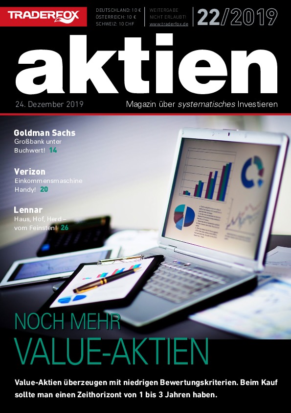 Cover des Aktien-Magazins 22 / 2019 vom 24. Dezember 2019
