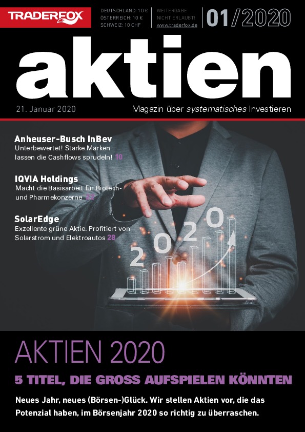 Cover des Aktien-Magazins 01 / 2020 vom 21. Januar 2020