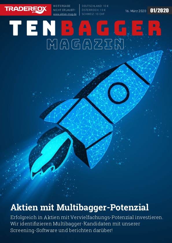 Cover des Tenbagger Magazins 01 / 2020 vom 16. März 2020