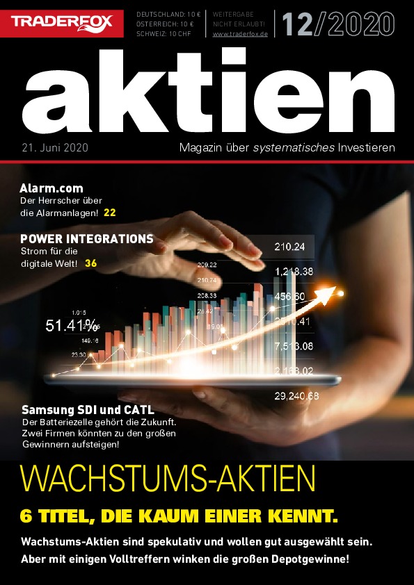 Cover des Aktien-Magazins 12 / 2020 vom 21. Juni 2020
