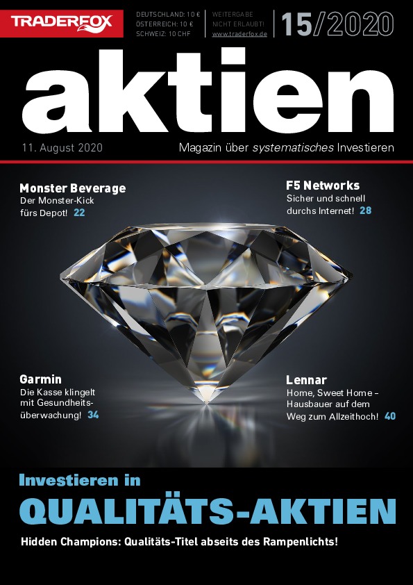Cover des Aktien-Magazins 15 / 2020 vom 11. August 2020