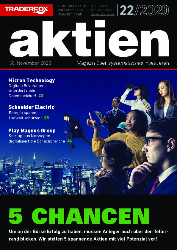 Cover des Aktien-Magazins 22 / 2020 vom 30. November 2020
