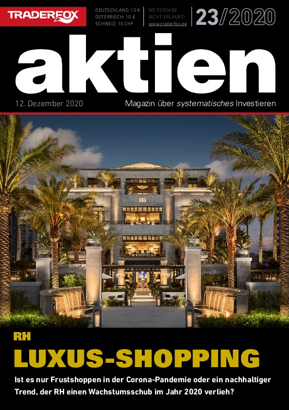 Cover des Aktien-Magazins 23 / 2020 vom 12. Dezember 2020