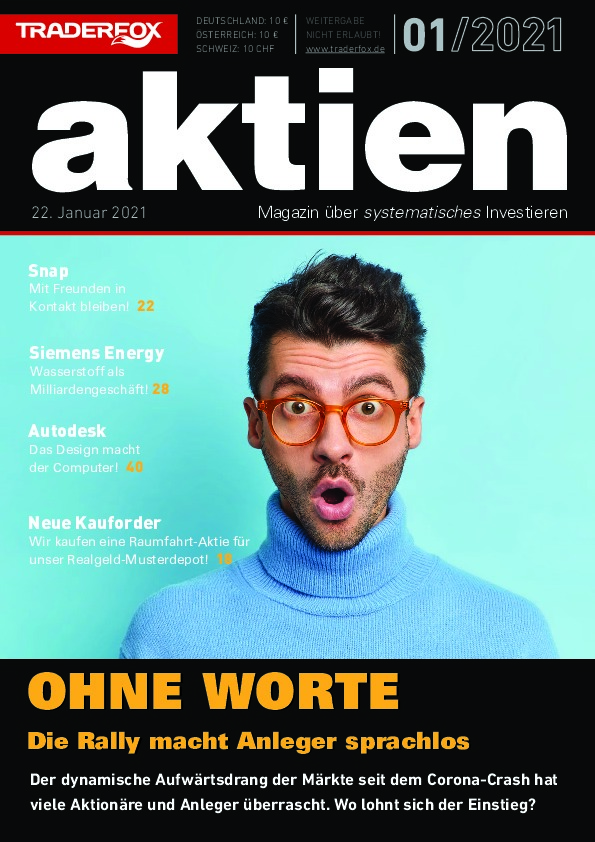 Cover des Aktien-Magazins 01 / 2021 vom 22. Januar 2021