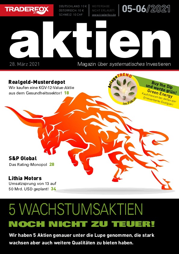 Cover des Aktien-Magazins 05 / 2021 vom 27. März 2021