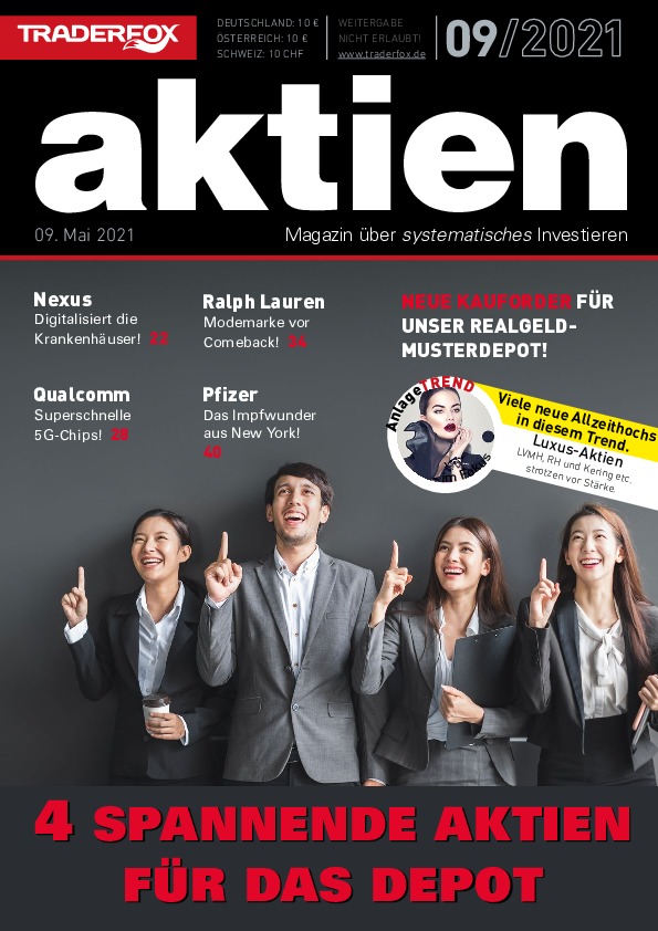 Cover des Aktien-Magazins 09 / 2021 vom 08. Mai 2021