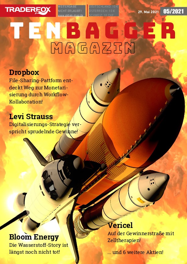 Cover des Tenbagger Magazins 05 / 2021 vom 28. Mai 2021