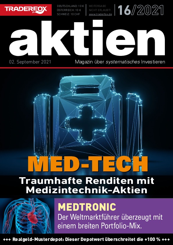 Cover des Aktien-Magazins 16 / 2021 vom 01. September 2021