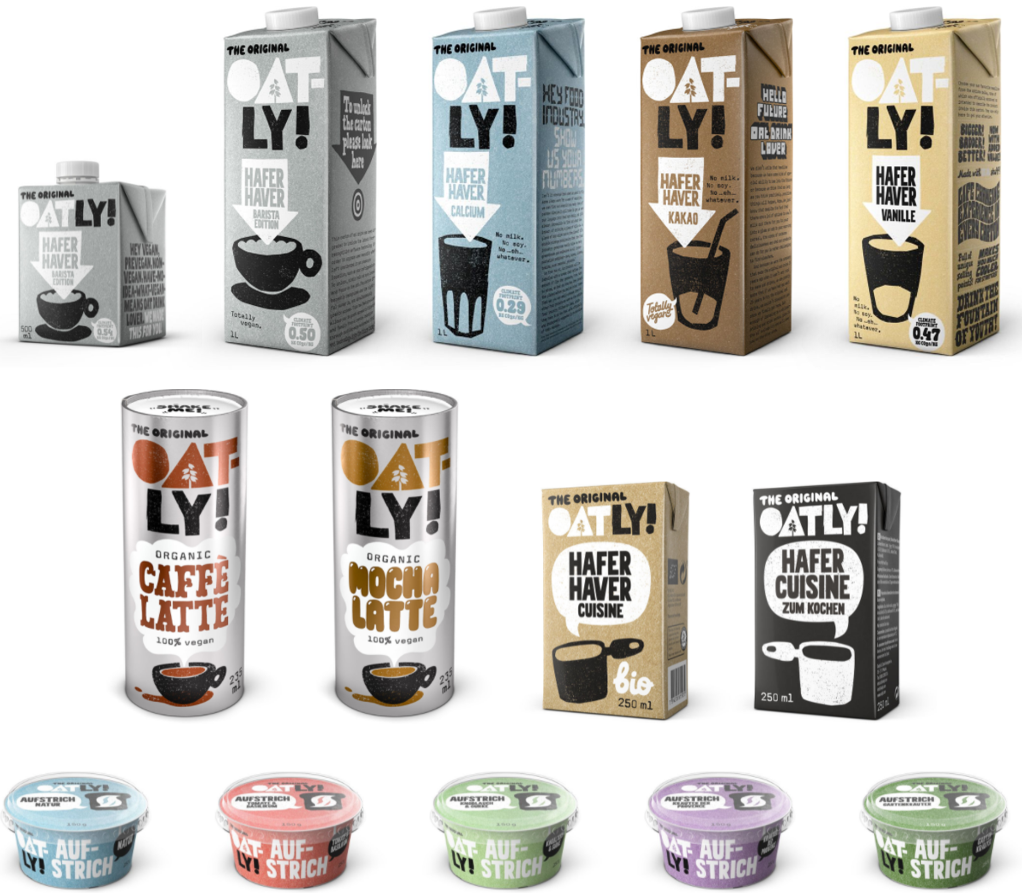 Oatly Produktsortiment