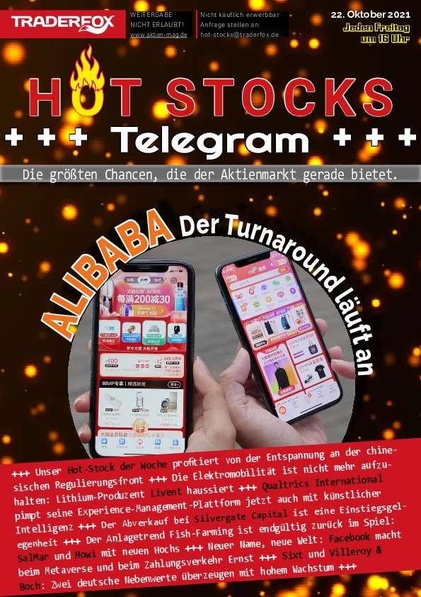 Cover des Trendfollowing-Magazin 27 / 2021 vom 22. Oktober 2021