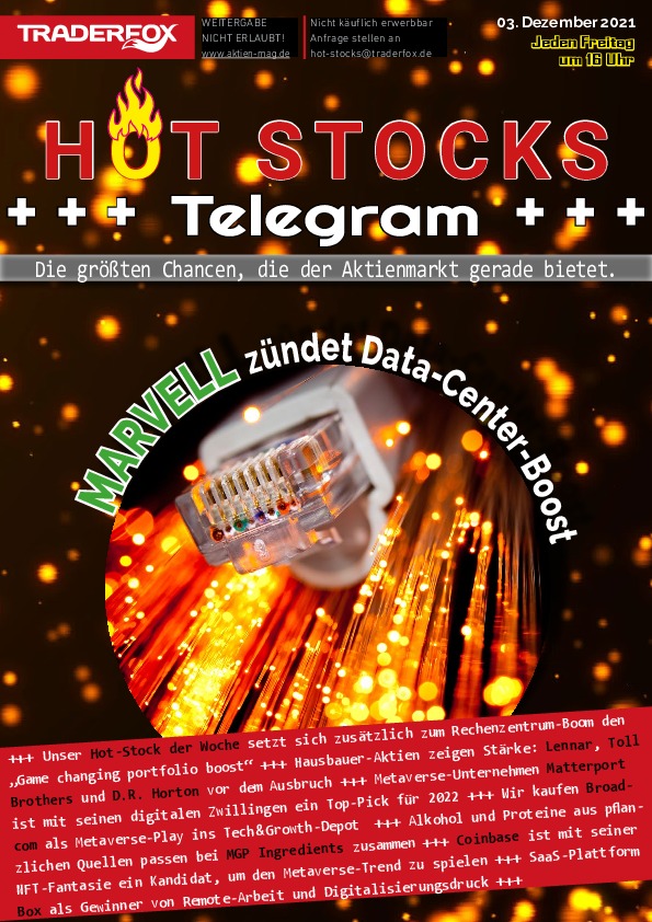 Cover des Trendfollowing-Magazin 31 / 2021 vom 03. Dezember 2021