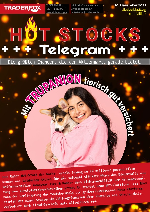 Cover des Trendfollowing-Magazin 32 / 2021 vom 10. Dezember 2021