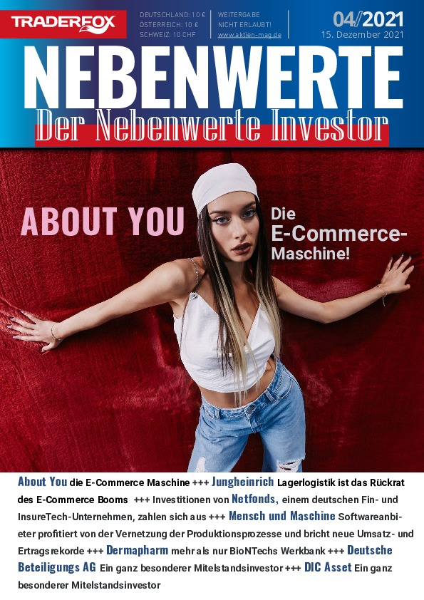 Cover des Nebenwerte Investor-Magazins 04 / 2021 vom 14. Dezember 2021