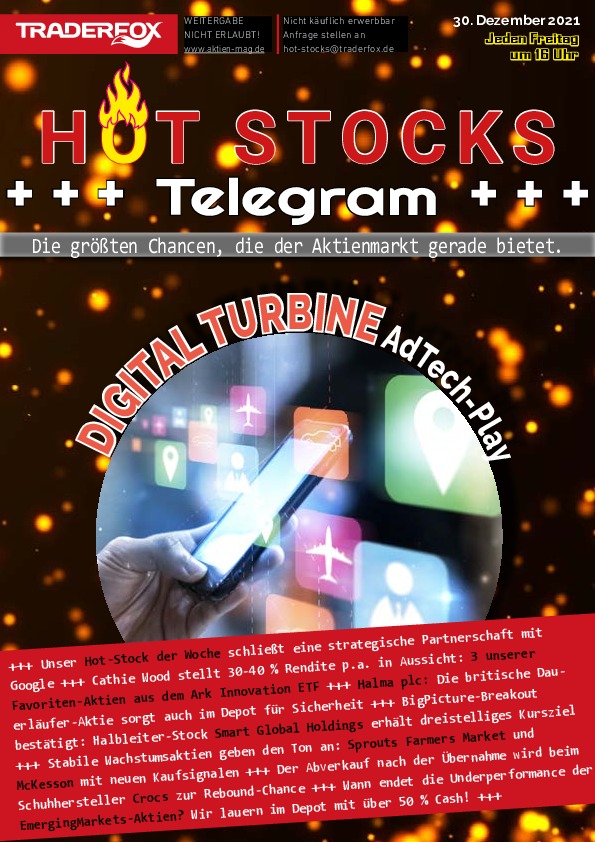 Cover des Trendfollowing-Magazin 35 / 2021 vom 30. Dezember 2021