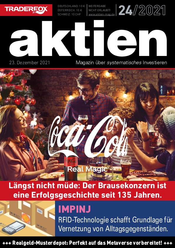 Cover des Aktien-Magazins 24 / 2021 vom 22. Dezember 2021