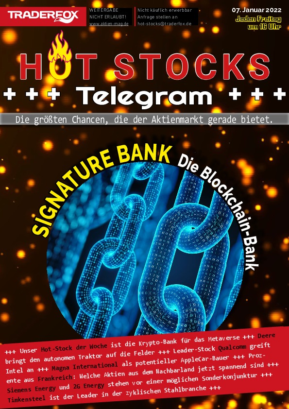 Cover des Trendfollowing-Magazin 01 / 2022 vom 07. Januar 2022