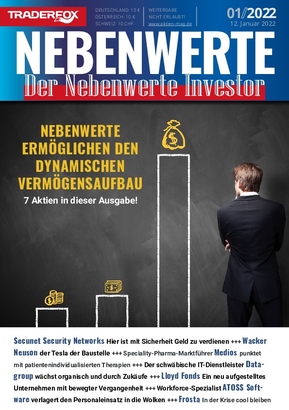 Cover des Nebenwerte Investor-Magazins 01 / 2022 vom 11. Januar 2022