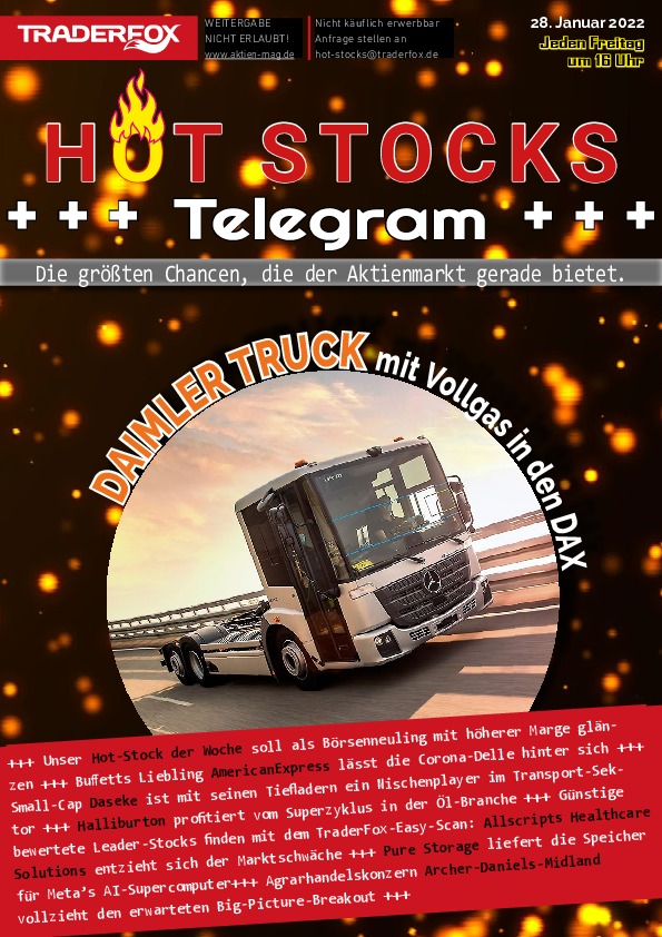 Cover des Trendfollowing-Magazin 04 / 2022 vom 28. Januar 2022