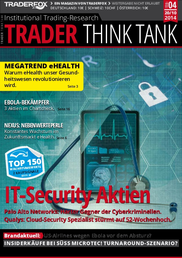 Cover des Aktien-Magazins 04 / 2014 vom 20. Oktober 2014