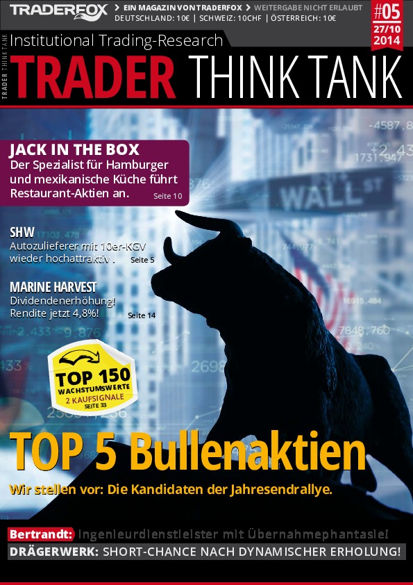 Cover des Aktien-Magazins 05 / 2014 vom 27. Oktober 2014