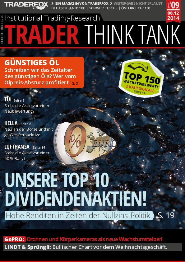 Cover des Aktien-Magazins 09 / 2014 vom 08. Dezember 2014