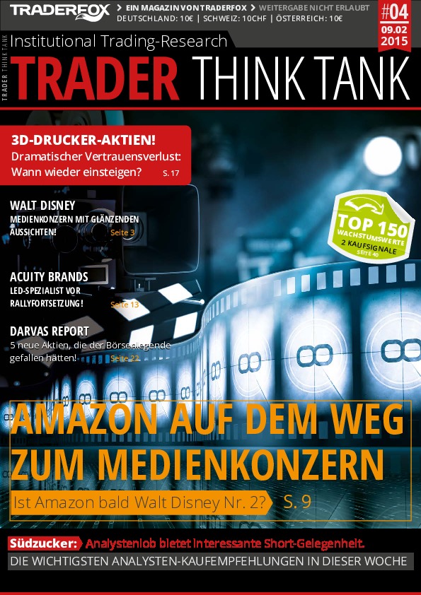 Cover des Aktien-Magazins 04 / 2015 vom 09. Februar 2015