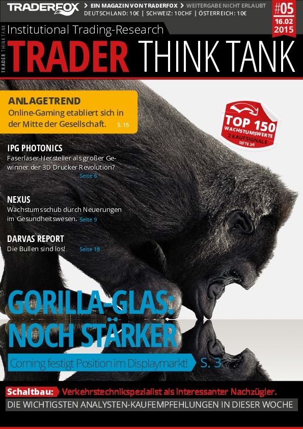Cover des Aktien-Magazins 05 / 2015 vom 16. Februar 2015