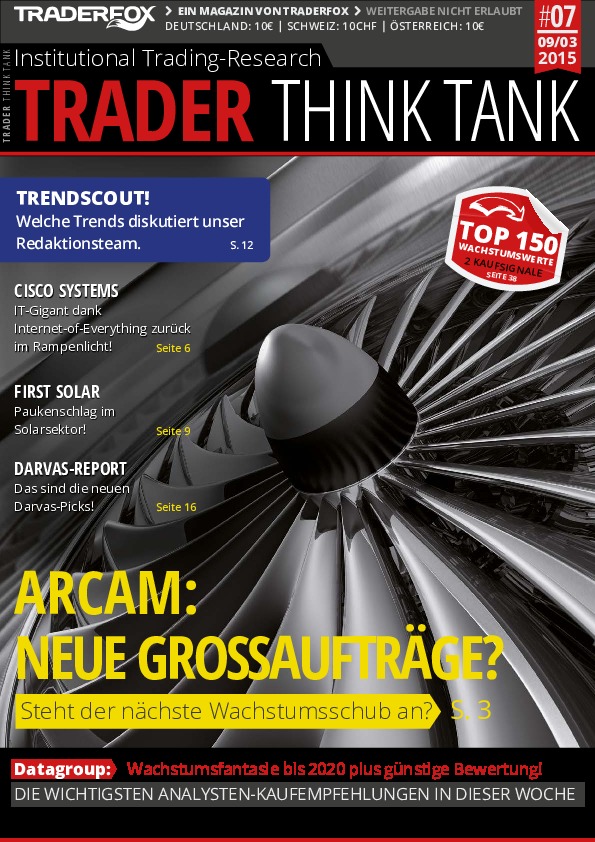 Cover des Aktien-Magazins 07 / 2015 vom 09. März 2015