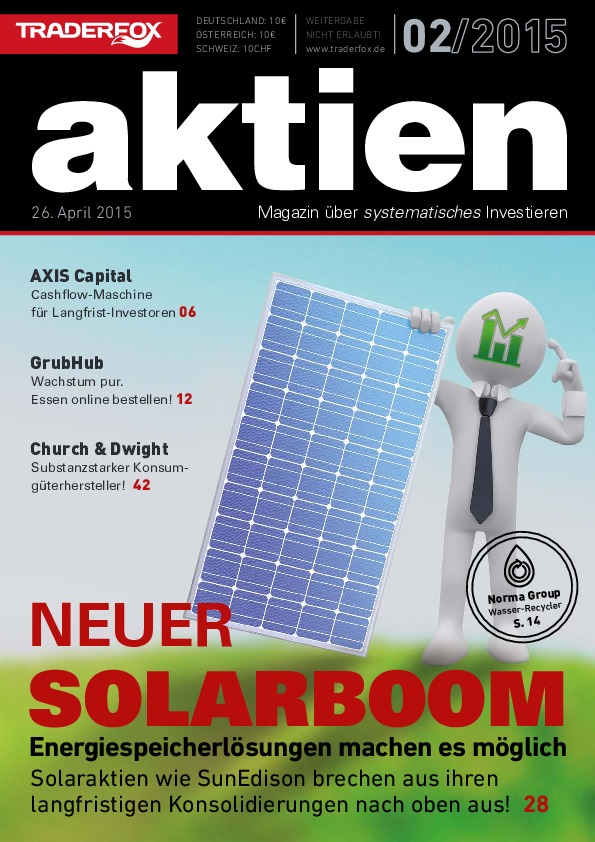 Cover des Aktien-Magazins 02 / 2015 vom 26. April 2015