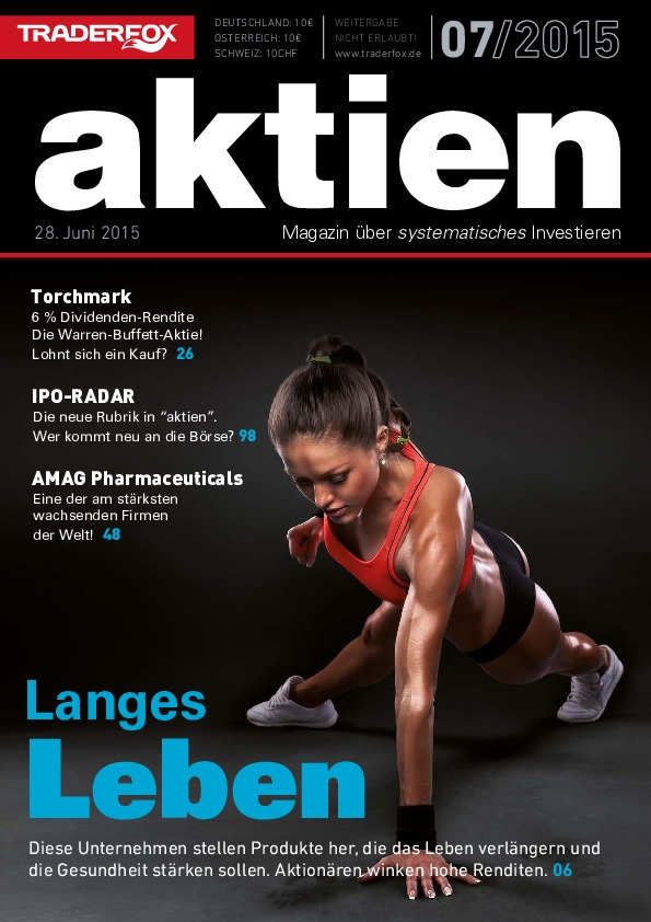 Cover des Aktien-Magazins 07 / 2015 vom 28. Juni 2015