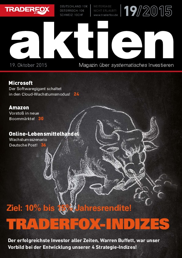 Cover des Aktien-Magazins 19 / 2015 vom 19. Oktober 2015