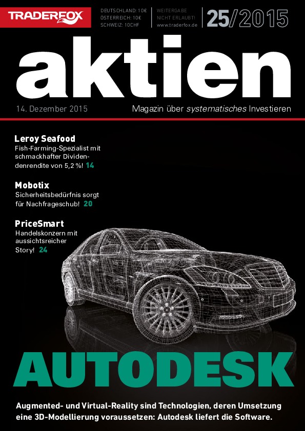 Cover des Aktien-Magazins 25 / 2015 vom 14. Dezember 2015